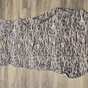 NWT Lularoe Macy Black/white Space Dye Maxi Dress 2X